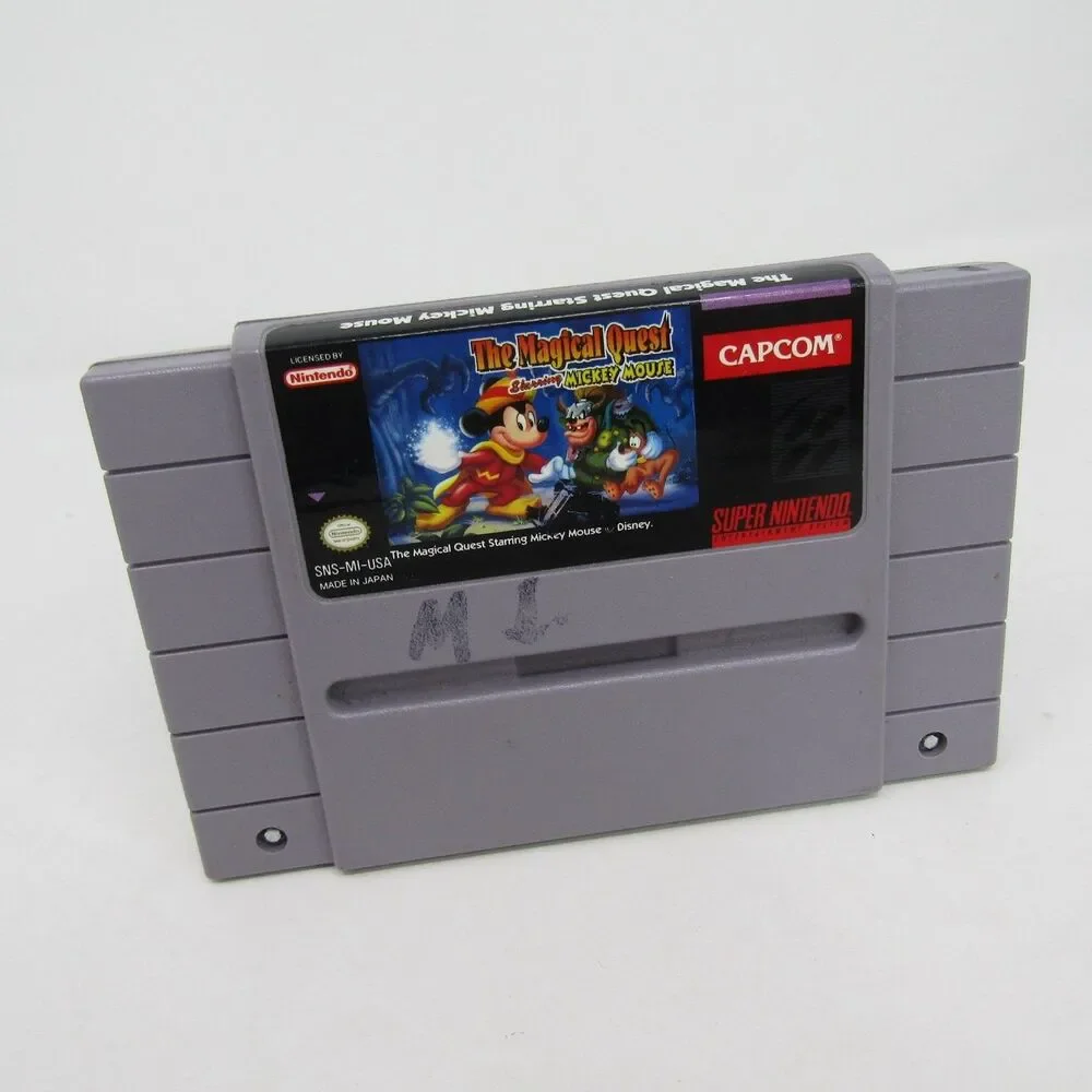 The Magical Quest Starring Mickey Mouse SNES Super Nintendo Game Cartridge